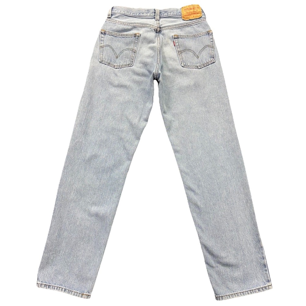 Y2K Levi's 550 Jeans Mens 31x32 TAG- 31x34 Relaxed Fit Straight Leg Light Wash